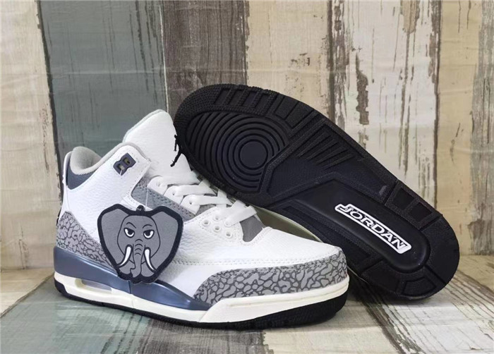 Men's Running Weapon Air Jordan 3 White Shoes 075